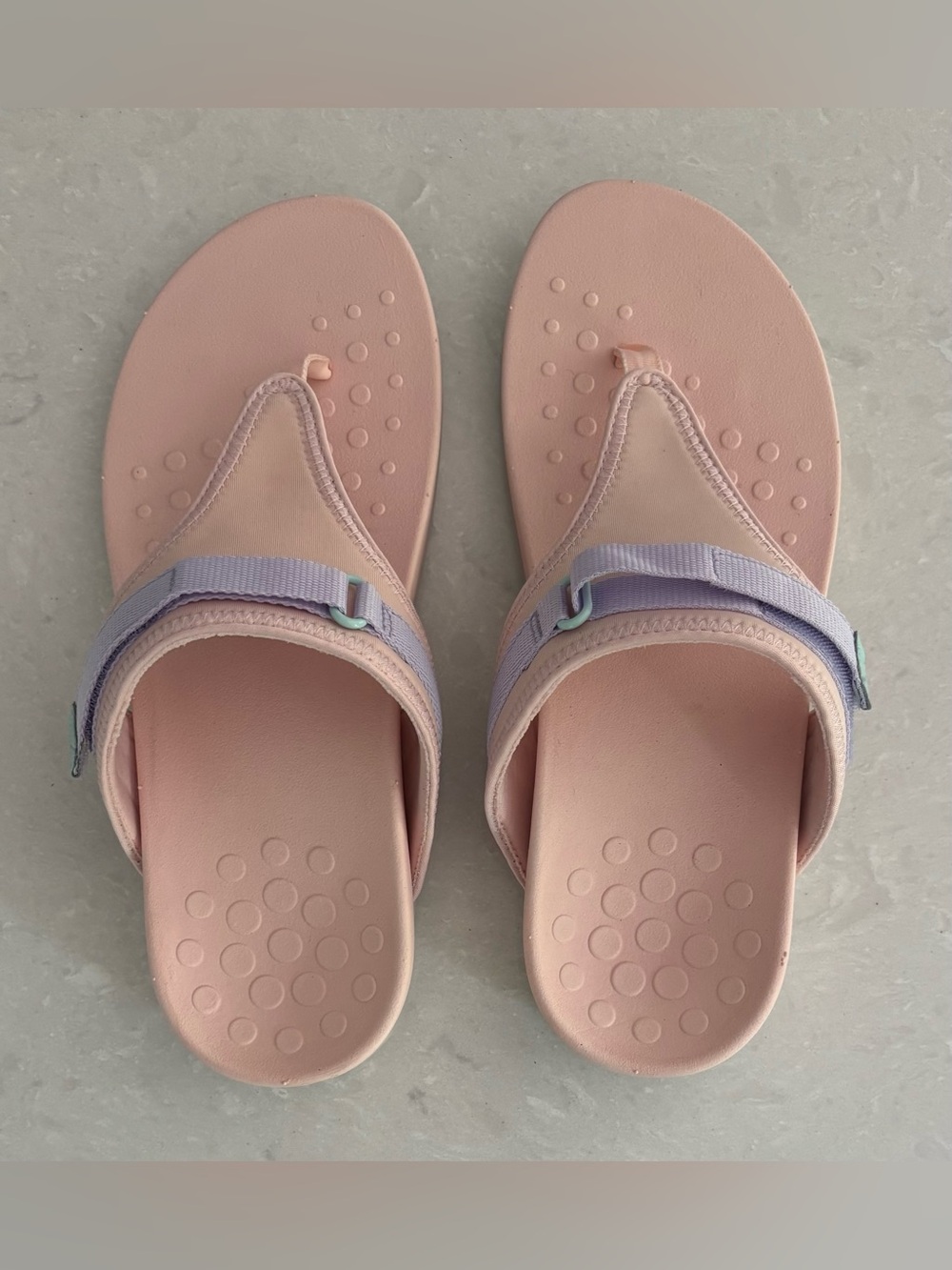 Vionic Tiffany Pink Pale Blush Sandal, wide width